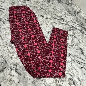 LuLaRoe heart design leggings